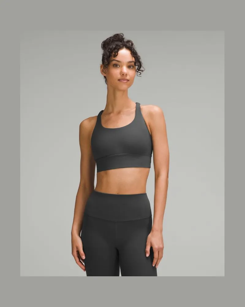 LULULEMON Energy BH Lang für Frauen – Größe in Graphite Grey Graphite