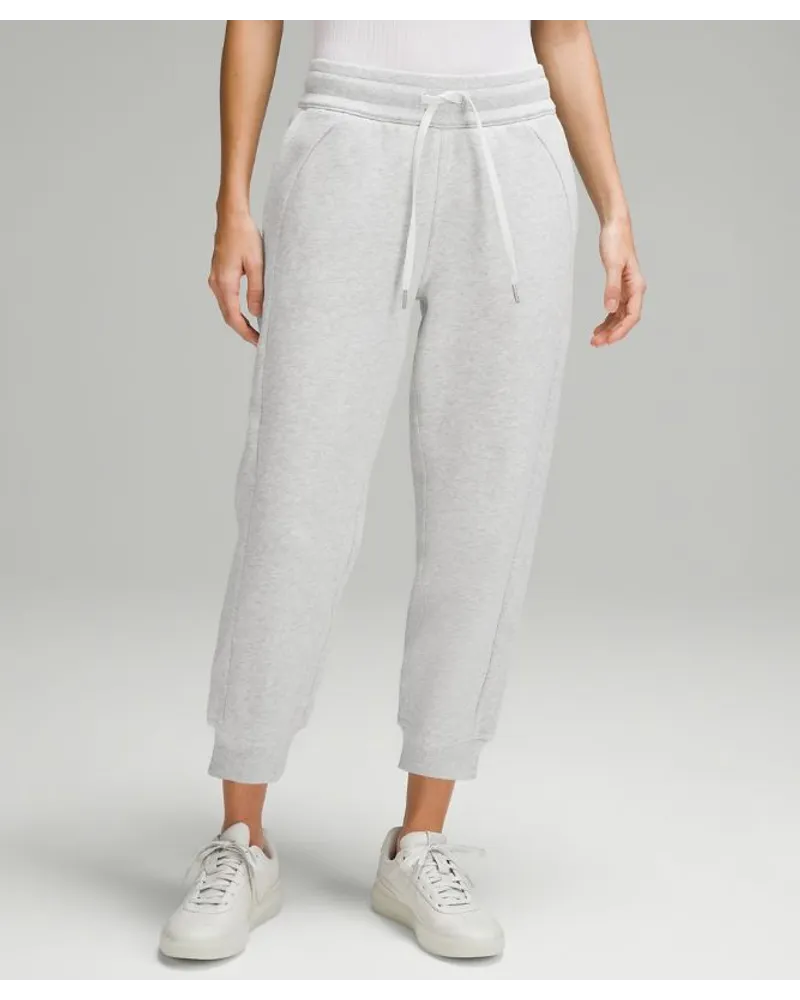 LULULEMON Scuba Crop-Jogginghose mit hohem Bund Heathered