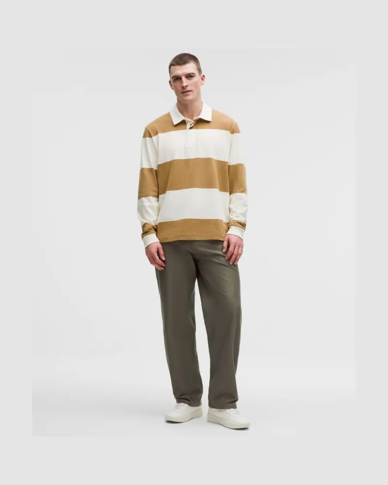 LULULEMON EasyFive Hose im Loose Fit mit geradem Bein für Männer – 81 cm – Größe 40 in Army Green Army