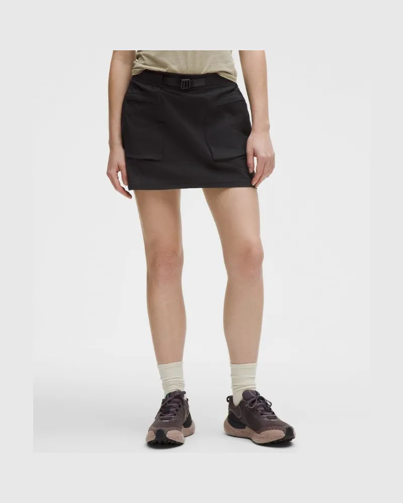 LULULEMON Glyde Cargo-Wanderrock mit mittelhohem Bund für Frauen – Größe in Black Black