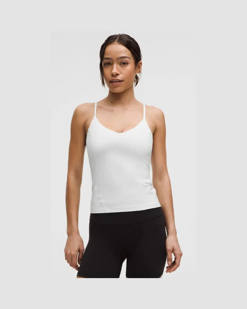 LULULEMON Align Tanktop in Taillenlänge Leichter Halt C/D-Cups für Frauen – Größe in White White