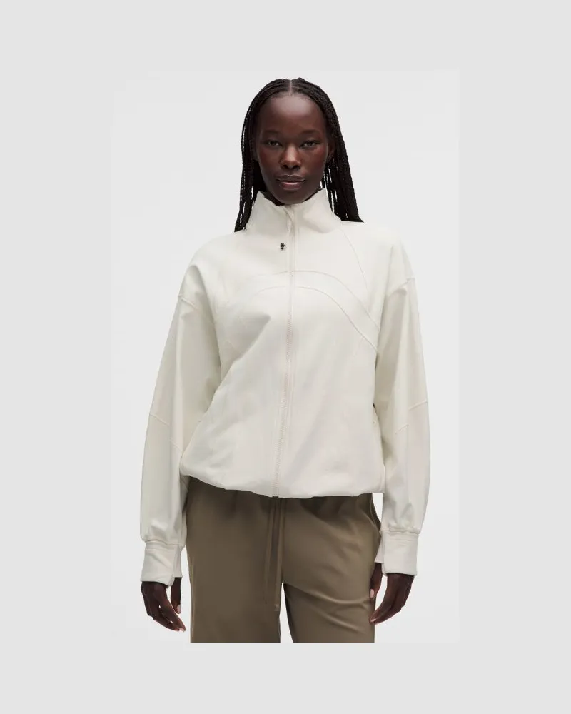 LULULEMON Define Oversized-Jacke Luon für Frauen – Größe in Light Ivory Light