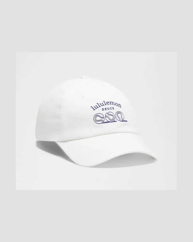 LULULEMON Classic Ball Cap Deuce – Größe in White/Club Blue White