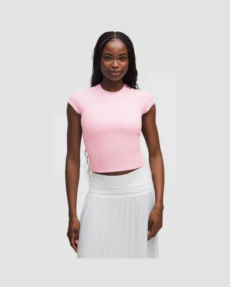 LULULEMON Baby Tee aus Bio- für Frauen – Größe in Pink Organza Pink