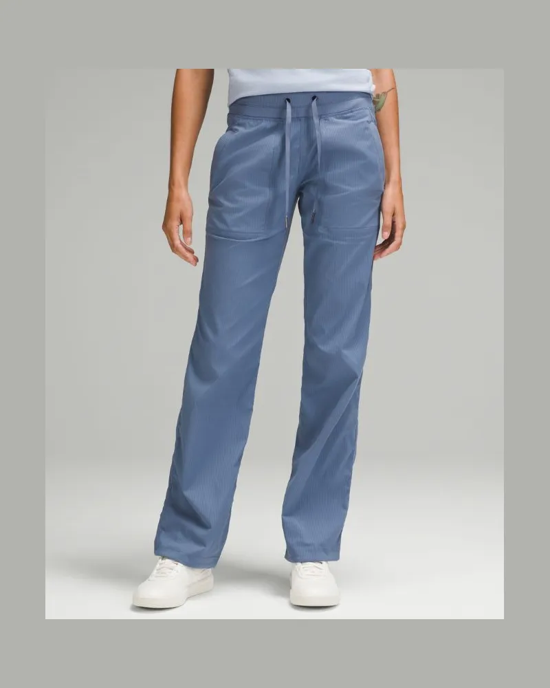 LULULEMON Dance Studio Hose mit mittelhohem Bund Volle Länge für Frauen – Größe in Oasis Blue Oasis