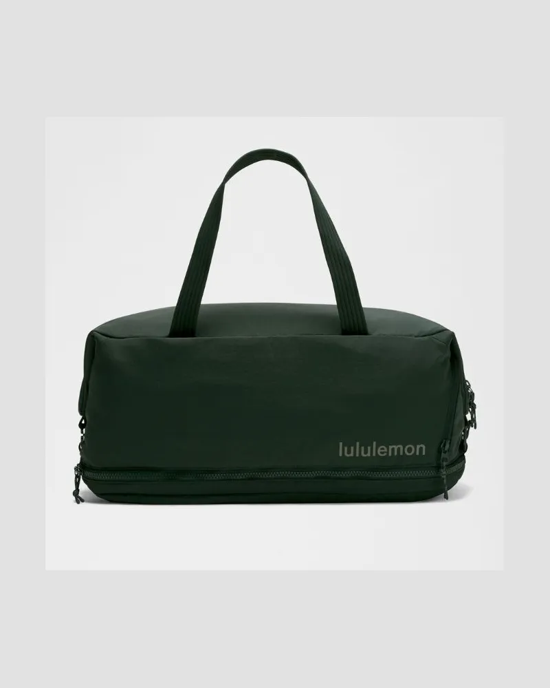 LULULEMON 3-in-1 Gym Duffle Bag Größe in Rainforest Green Rainforest