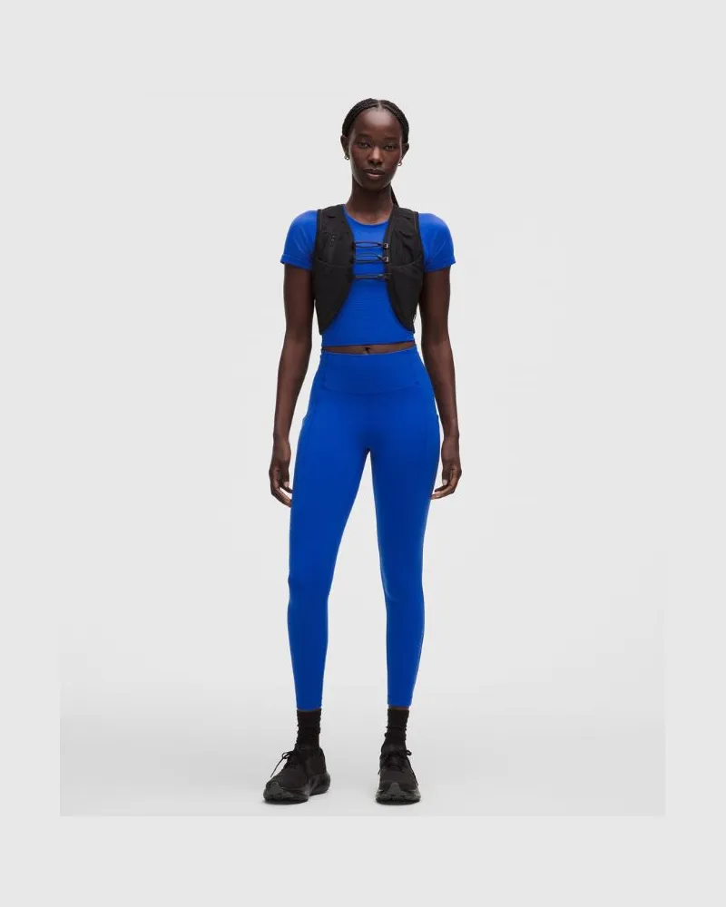 LULULEMON Swift Speed Leggings mit hohem Bund für Frauen – 63,5 cm – Größe in Beach Ball Blue Beach