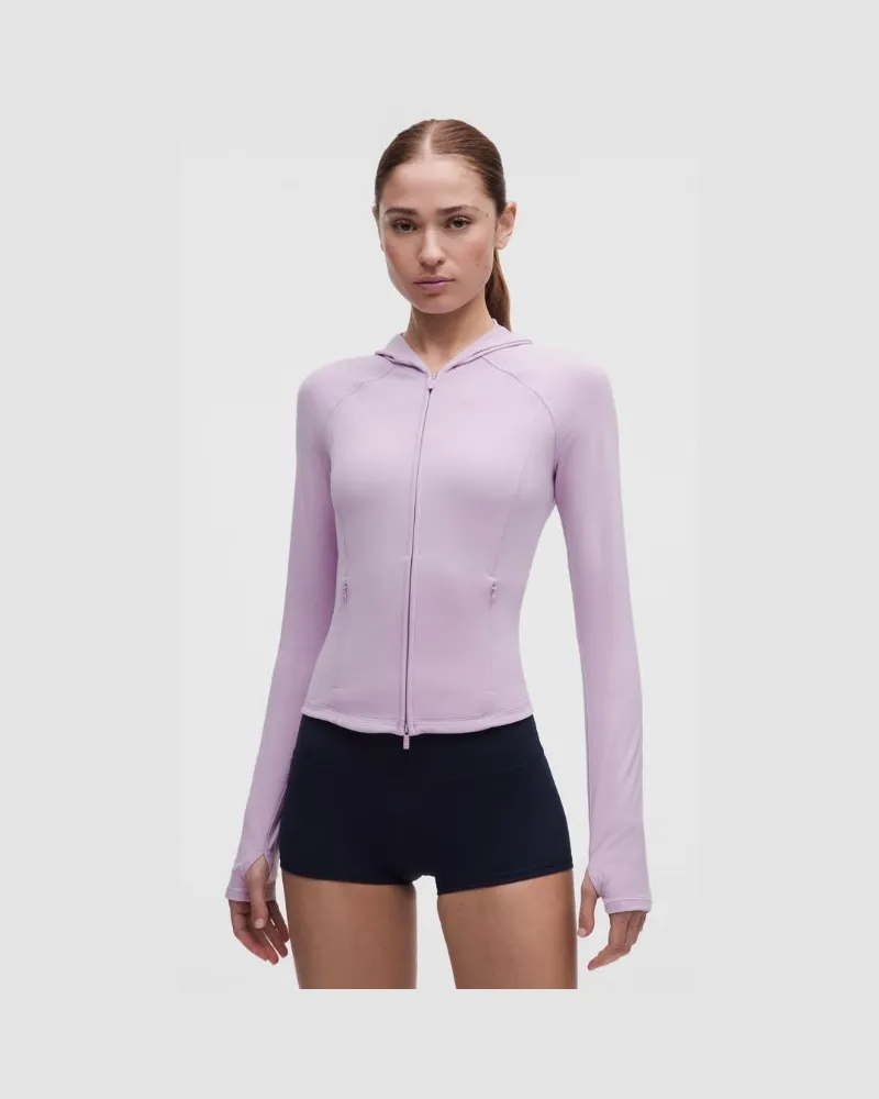 LULULEMON Wunder Train Jacke für Frauen – Größe in Lilac Play Lilac