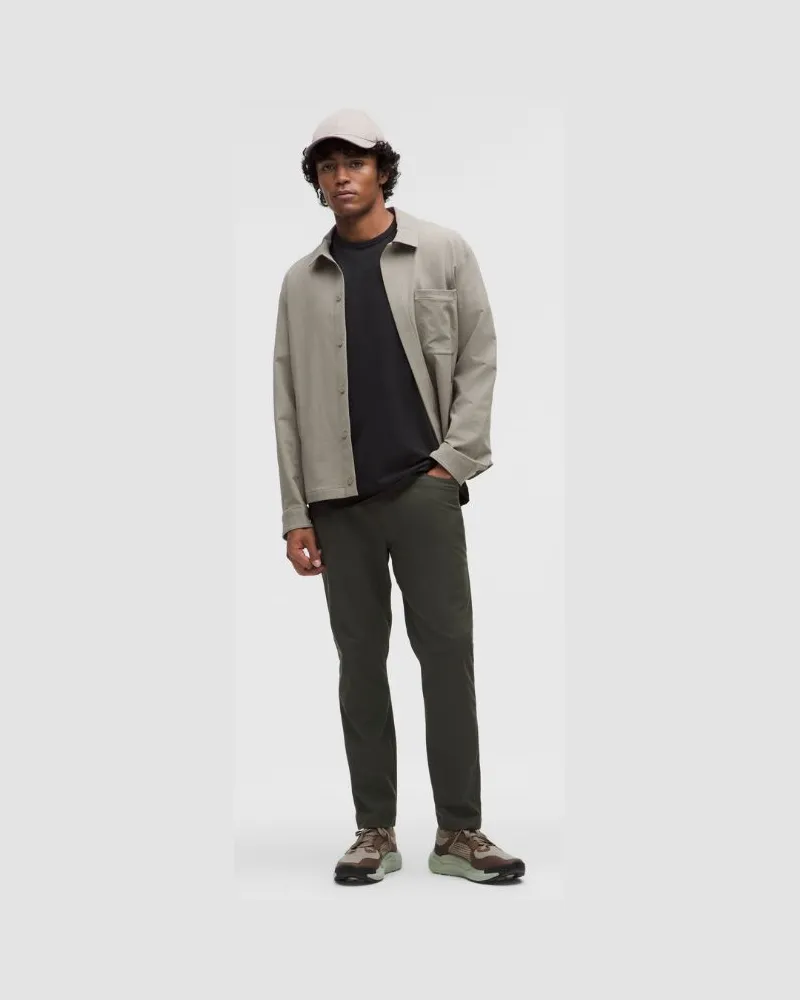 LULULEMON ABC Hose im Slim Fit mit 5 Taschen Warpstreme für Männer – 76 cm – Größe in Gator Green Gator