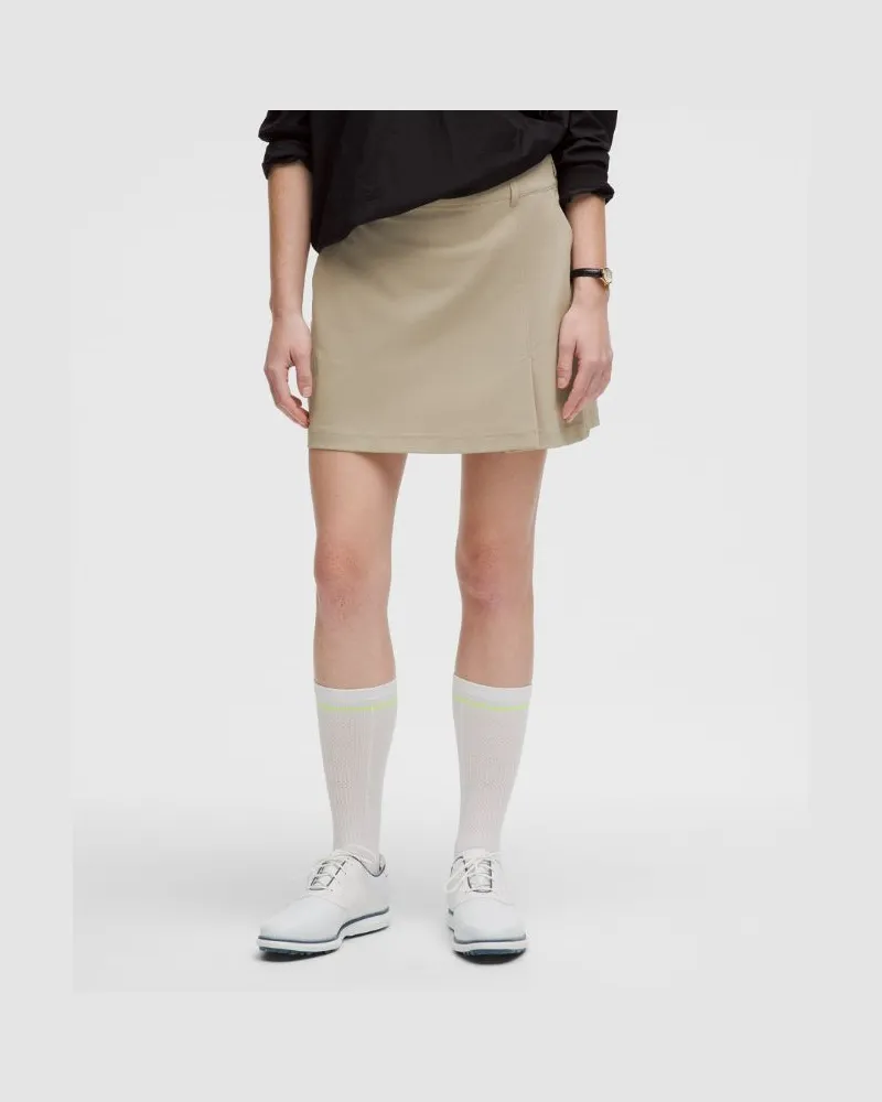 LULULEMON Golfrock aus Stretch-Twill mit Falte auf der Vorderseite für Frauen – Größe in Sheer Oak Sheer