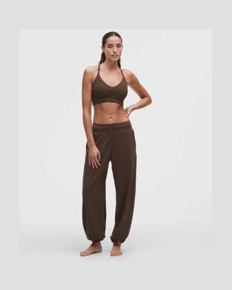 LULULEMON Groove Hose mit niedrigem Bund im Relaxed Fit Normale Länge für Frauen – Größe in Walnut Crunch Walnut
