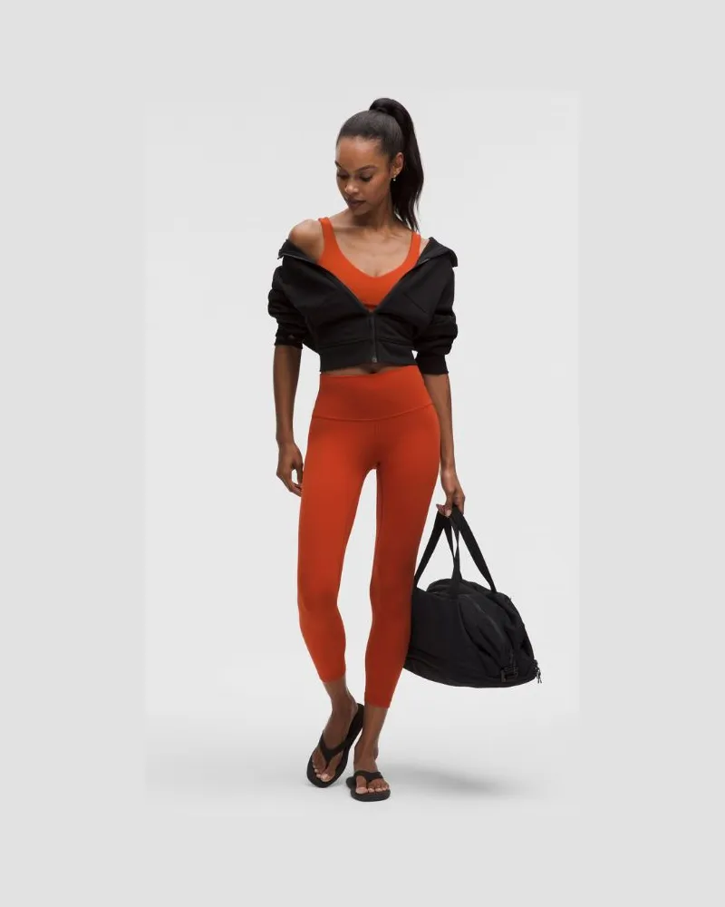 LULULEMON Align Leggings HB für Frauen – 63 cm – Orange – Größe Autumn