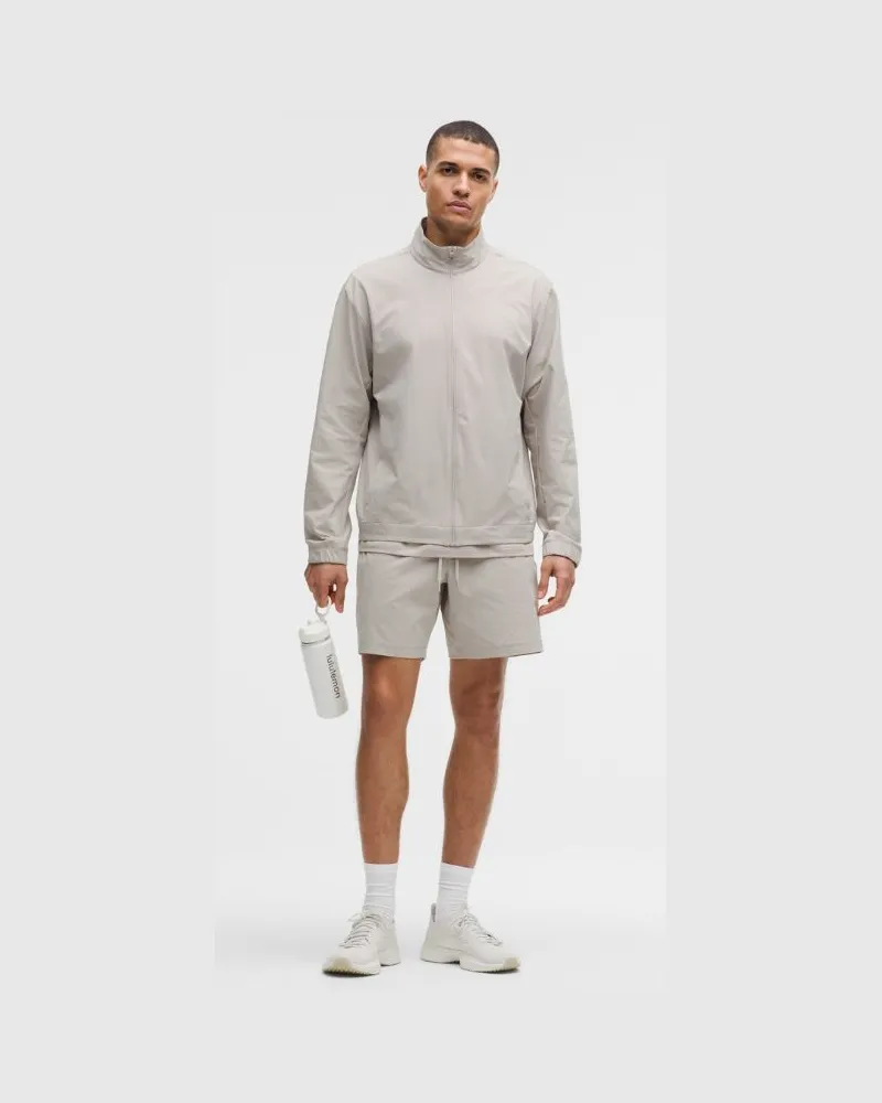LULULEMON Zeroed In Shorts ohne Liner für Männer – 18 cm – Khaki – Größe Downtown