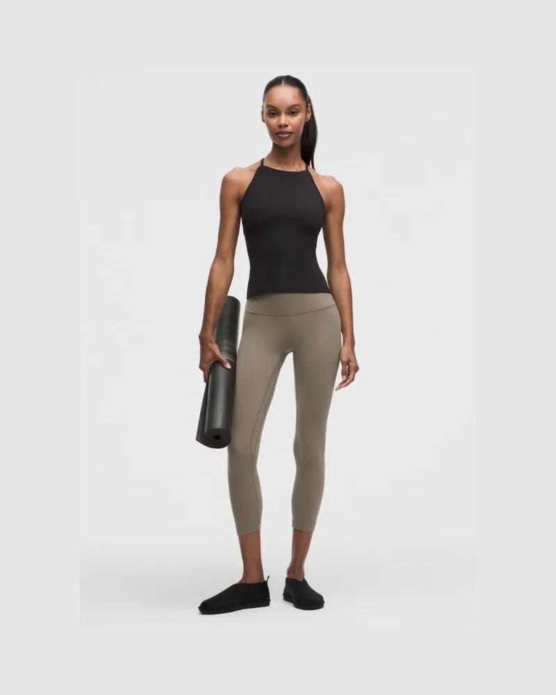 LULULEMON Align Crop Leggings mit hohem Bund für Frauen – 58 cm – Größe in Cypress Forest Cypress