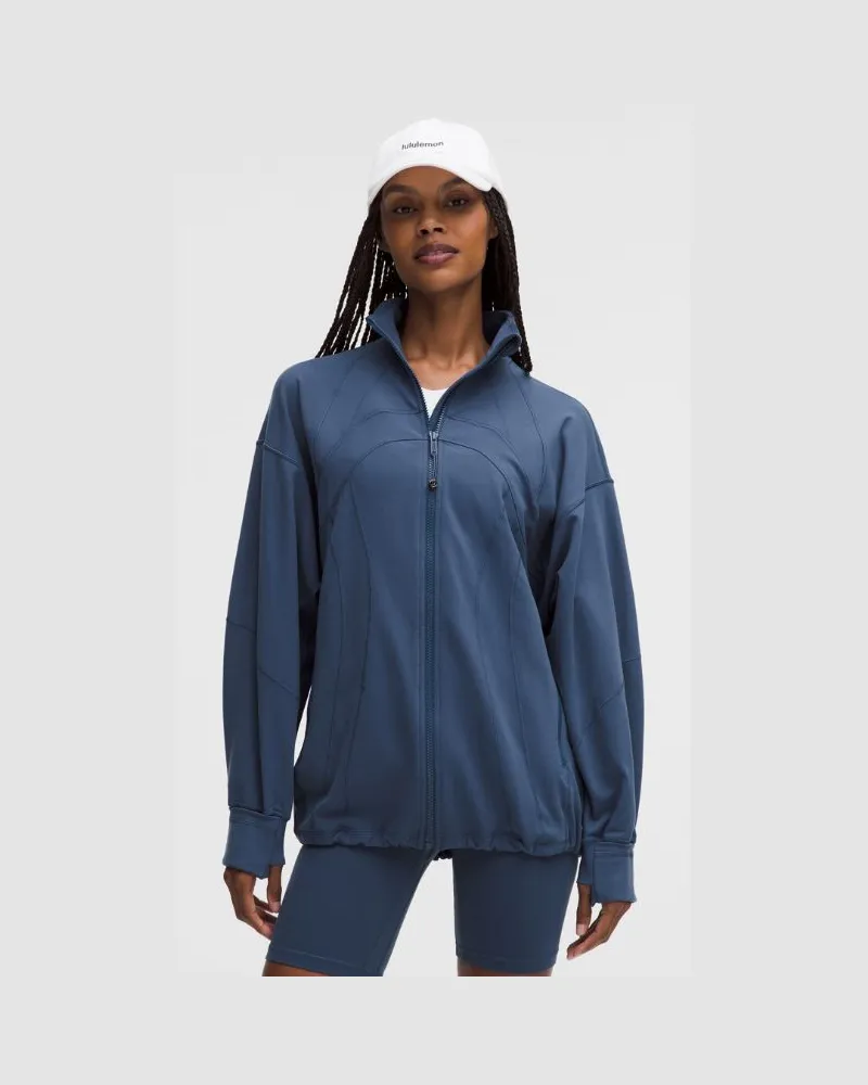 LULULEMON Define Oversized-Jacke Luon für Frauen – Größe in Blue Twill Blue