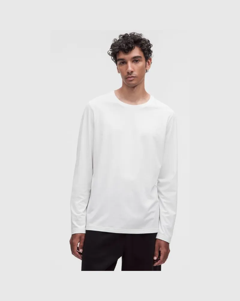 LULULEMON Langarmshirt in Classic Fit aus Baumwollgemisch für Männer – Größe in White White