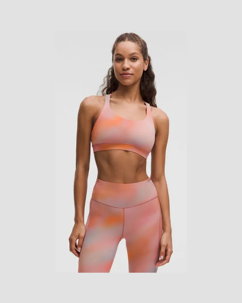 LULULEMON Energy BH Mittlerer Halt B–D-Cups für Frauen – Batik – Größe Chroma