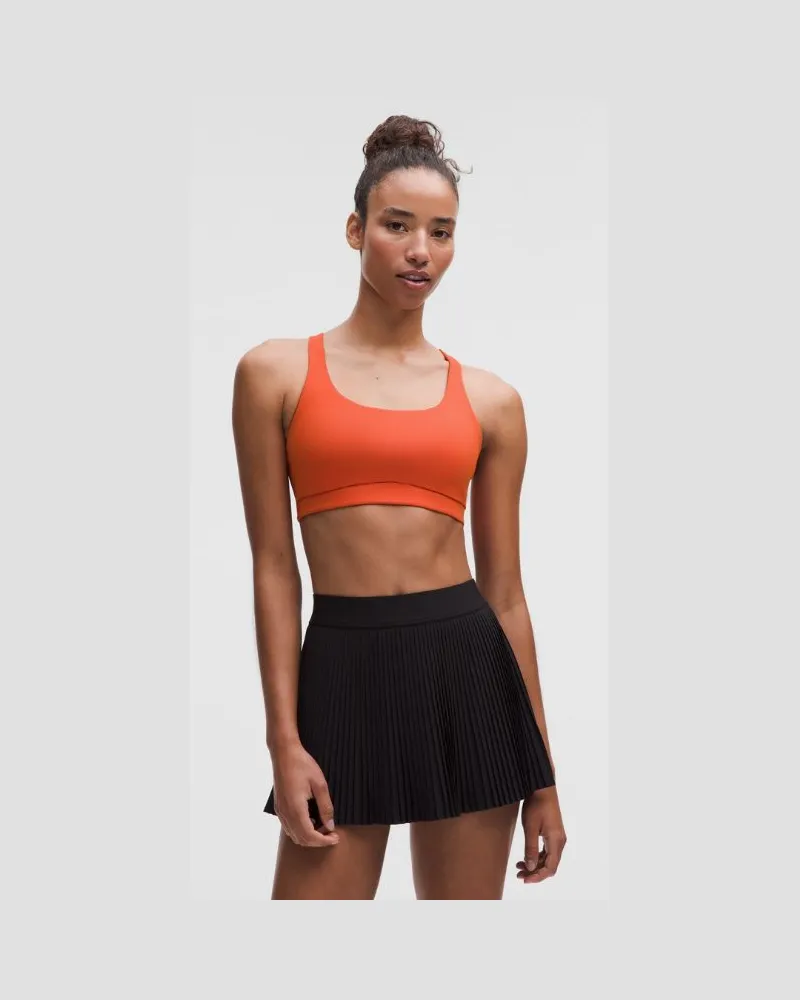 LULULEMON Energy BH mit mittlerem Halt für B–D-Cups Evolve für Frauen – Orange – Größe Sunburst