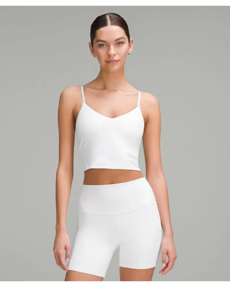 LULULEMON Align Crop-Tanktop Weiß