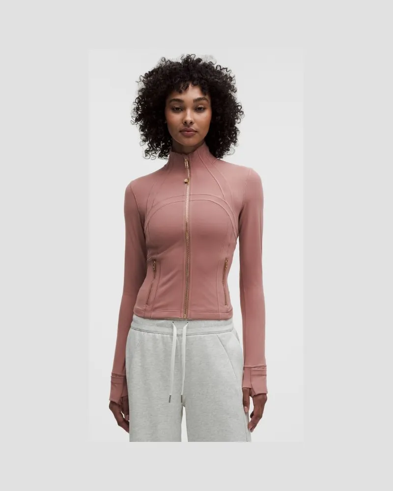 LULULEMON Define-Crop-Jacke Nulu für Frauen – Gold – Größe Toasted