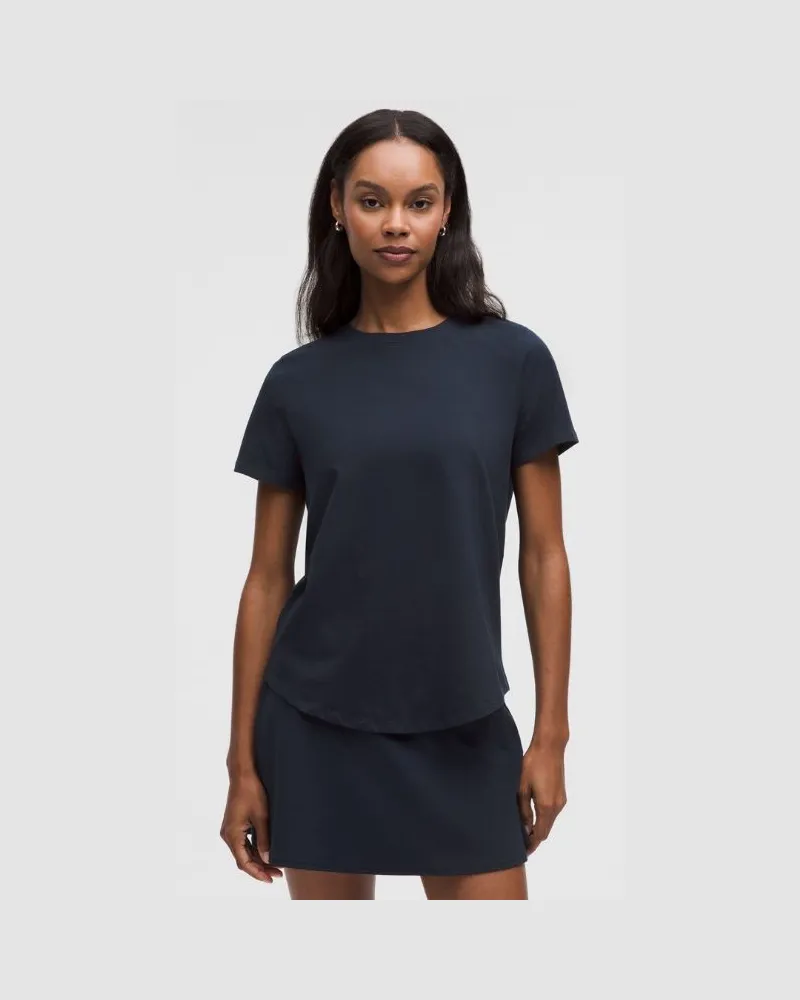 LULULEMON Love T-Shirt mit Rundhalsausschnitt für Frauen – Größe in True Navy True