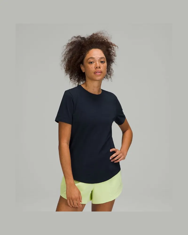 LULULEMON Love T-Shirt mit Rundhalsausschnitt für Frauen – Größe in True Navy True