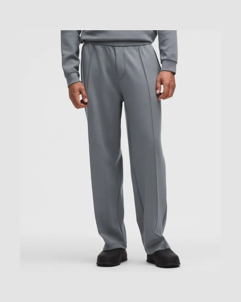 LULULEMON Smooth Spacer Pintuck-Hose Normale Länge für Männer – Größe in Solar Grey Solar
