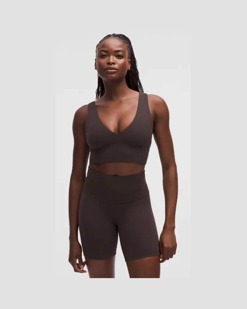 LULULEMON Align BH mit V-Ausschnitt Leichter Halt C/D-Cups für Frauen – Größe in Sequoia Sequoia