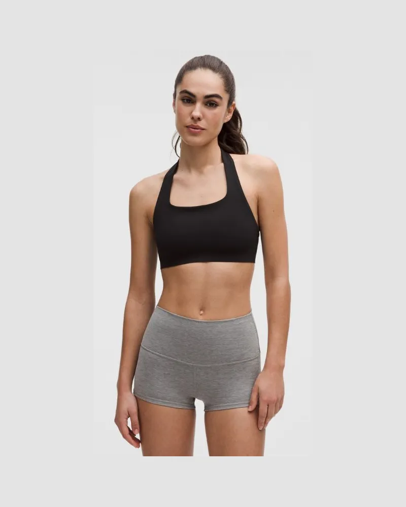 LULULEMON FlexyFlex Yoga-BH mit T-Trägern hinten Leichter Halt für A–C-Cups für Frauen – Größe in Black Black
