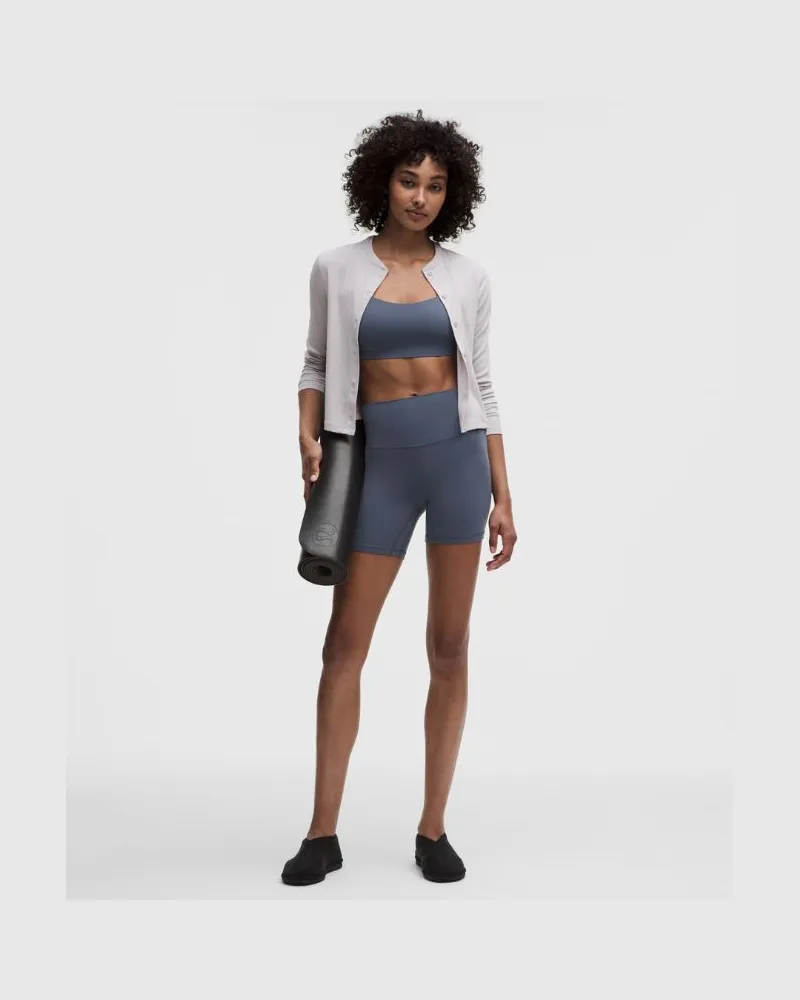 LULULEMON Align Shorts mit hohem Bund für Frauen – 15 cm – Größe in Dusty Diamond Dusty