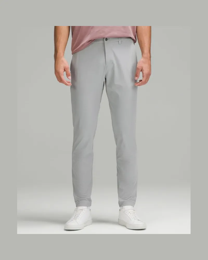 LULULEMON ABC Chinohose im Slim Fit Warpstreme für Männer – 76 cm – Größe in Silver Drop Silver