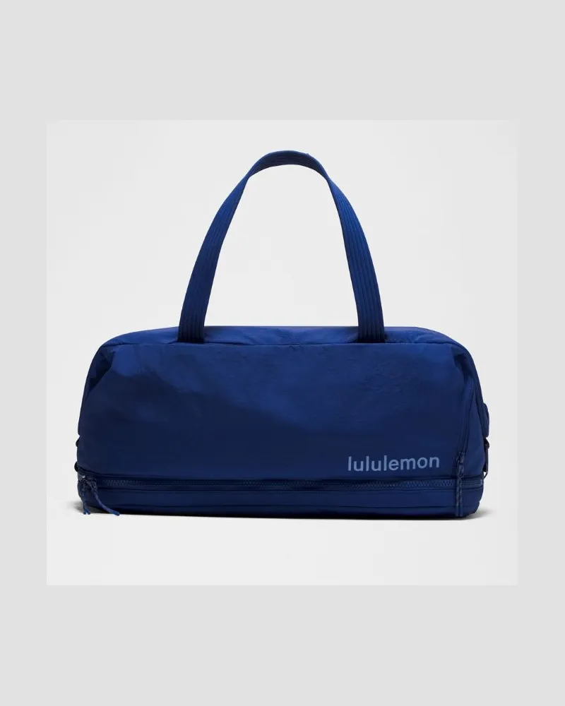 LULULEMON 3-in-1 Gym Duffle Bag Größe in Clubhouse Blue/Prep Blue/Graphite Grey Clubhouse