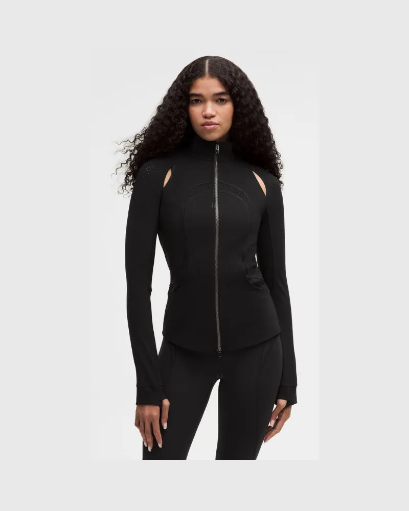 LULULEMON Perforierte Define Jacke SLNSH Kollektion für Frauen – Größe in Black Black