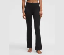 Groove Hose mit ausgestelltem Bein und hohem Bund aus Nulu Kurz für Frauen – Größe in Black