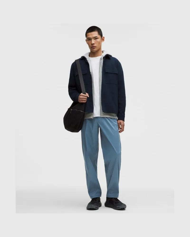 LULULEMON Zero Tucks Hose im Relaxed Fit Normale Länge für Männer – Größe in Steel Blue Steel