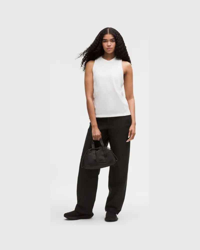 LULULEMON Carpenter-Hose mit mittelhohem Bund aus Utilitech Twill SLNSH Kollektion für Frauen – Größe in Black Black