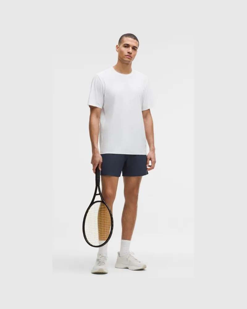 LULULEMON Gestreifte Tennis-Shorts aus für Männer – 13 cm – Größe in Club Blue Club