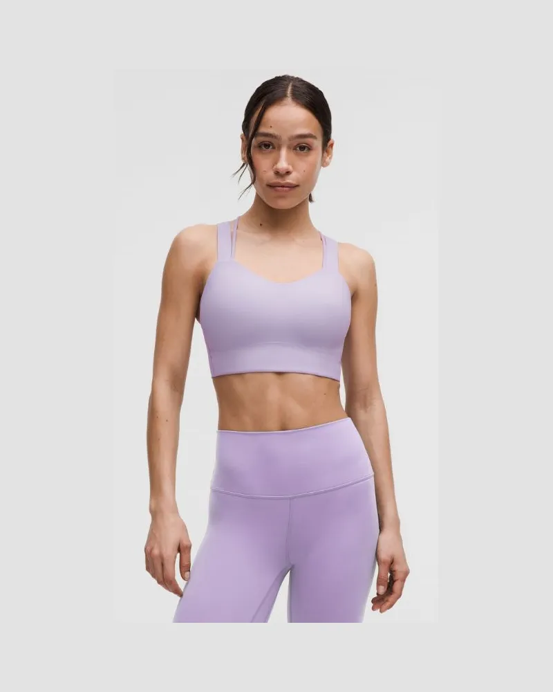 LULULEMON Like a Cloud Longline-BH Leichter Halt D/DD-Cups für Frauen – Größe in Lavender Frost Lavender
