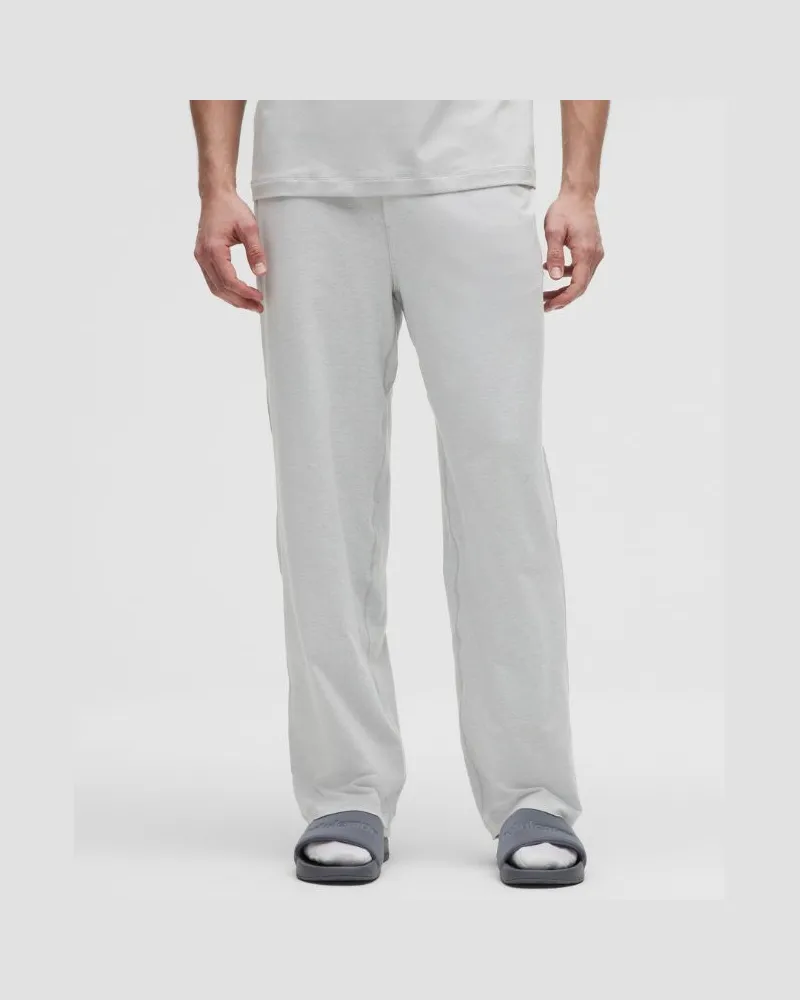 LULULEMON Soft Jersey Hose im Classic Fit Normale Länge für Männer – Größe in Heathered Vapor/Heathered Silver Drop Heathered