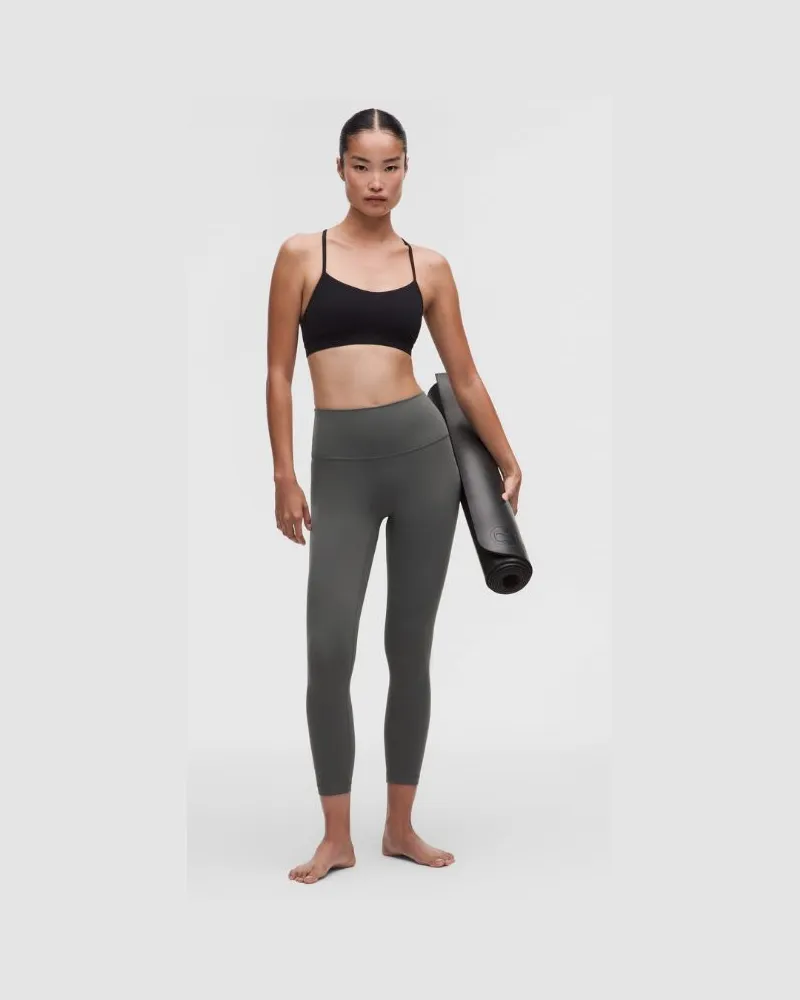 LULULEMON Align No Line Hose mit hohem Bund für Frauen – 64 cm – Größe in Spruce Shadow Spruce