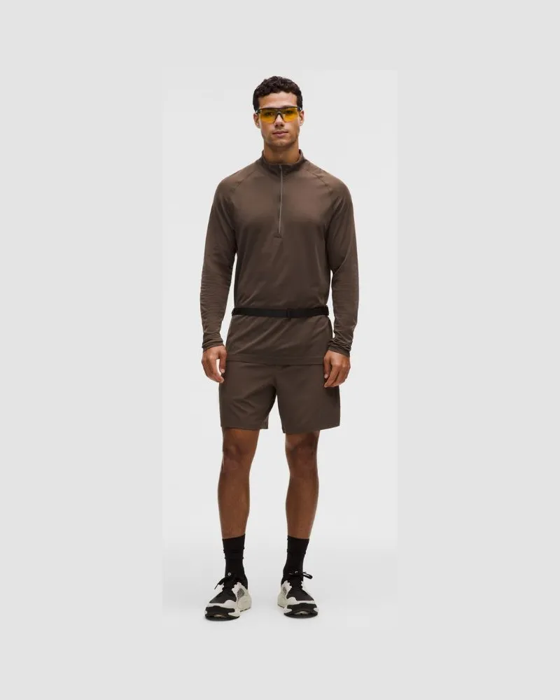 LULULEMON Pace Breaker Shorts mit Liner für Männer – 18 cm – Größe in Walnut Crunch Walnut