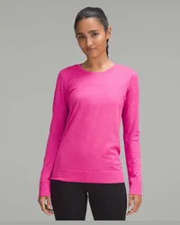 LULULEMON Swiftly Langarmshirt im Relaxed Fit Hüftlänge Pow