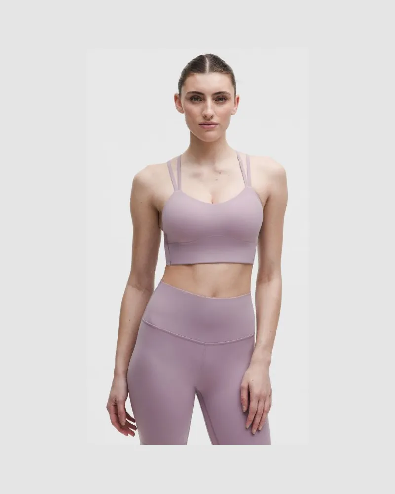 LULULEMON Like a Cloud Longline-BH Leichter Halt B/C Cups für Frauen – Größe in Lotus Lavender Lotus