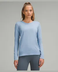 LULULEMON Swiftly Langarmshirt im Relaxed Fit Hüftlänge Blue