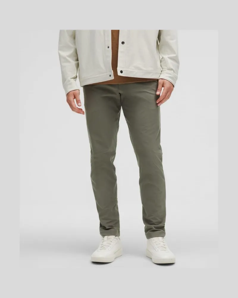 LULULEMON ABC Chinohose im Slim Fit Warpstreme für Männer – 86 cm – Größe in Grey Sage Grey