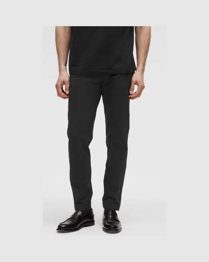 LULULEMON ABC Chinohose im Slim Fit Stretch- VersaTwill für Männer – 81 cm – Größe in Schwarz Schwarz
