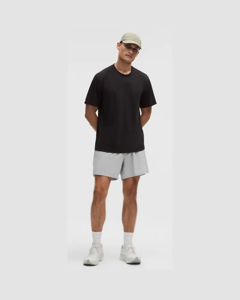 LULULEMON Mile Maker Run Crew Shorts mit Liner aus -Stoff für Männer – 15 cm – Größe in Silver Drop Silver
