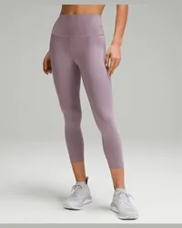 LULULEMON Wunder Train Crop Leggings mit hohem Bund Violet