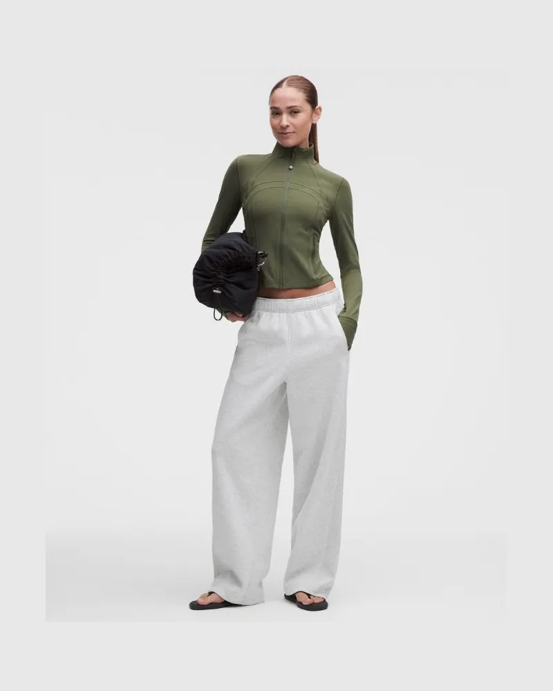 LULULEMON Scuba-Hose mit geradem Bein, Evolve Standard für Frauen – Größe in Heathered Core Ultra Light Grey Heathered