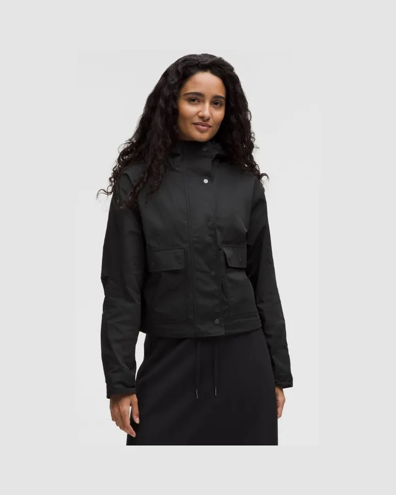 LULULEMON Crop-Windbreaker im Utility-Style für Frauen – Größe in Black Black